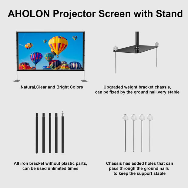 Movies under the Stars Bundle projector and Screen